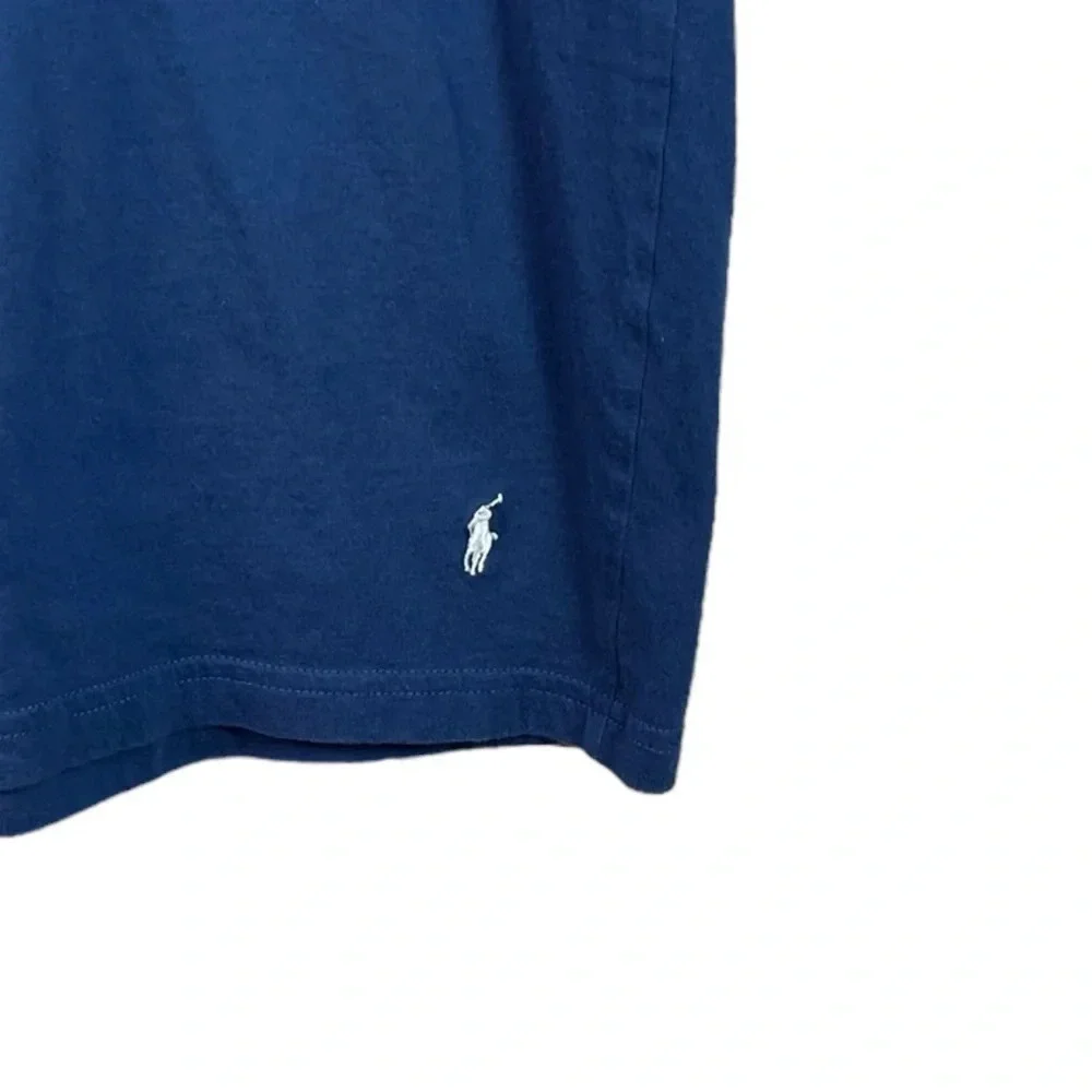 TS896 Men’s Polo Ralph Lauren Designer SLIM Fit V Neck T Shirt M